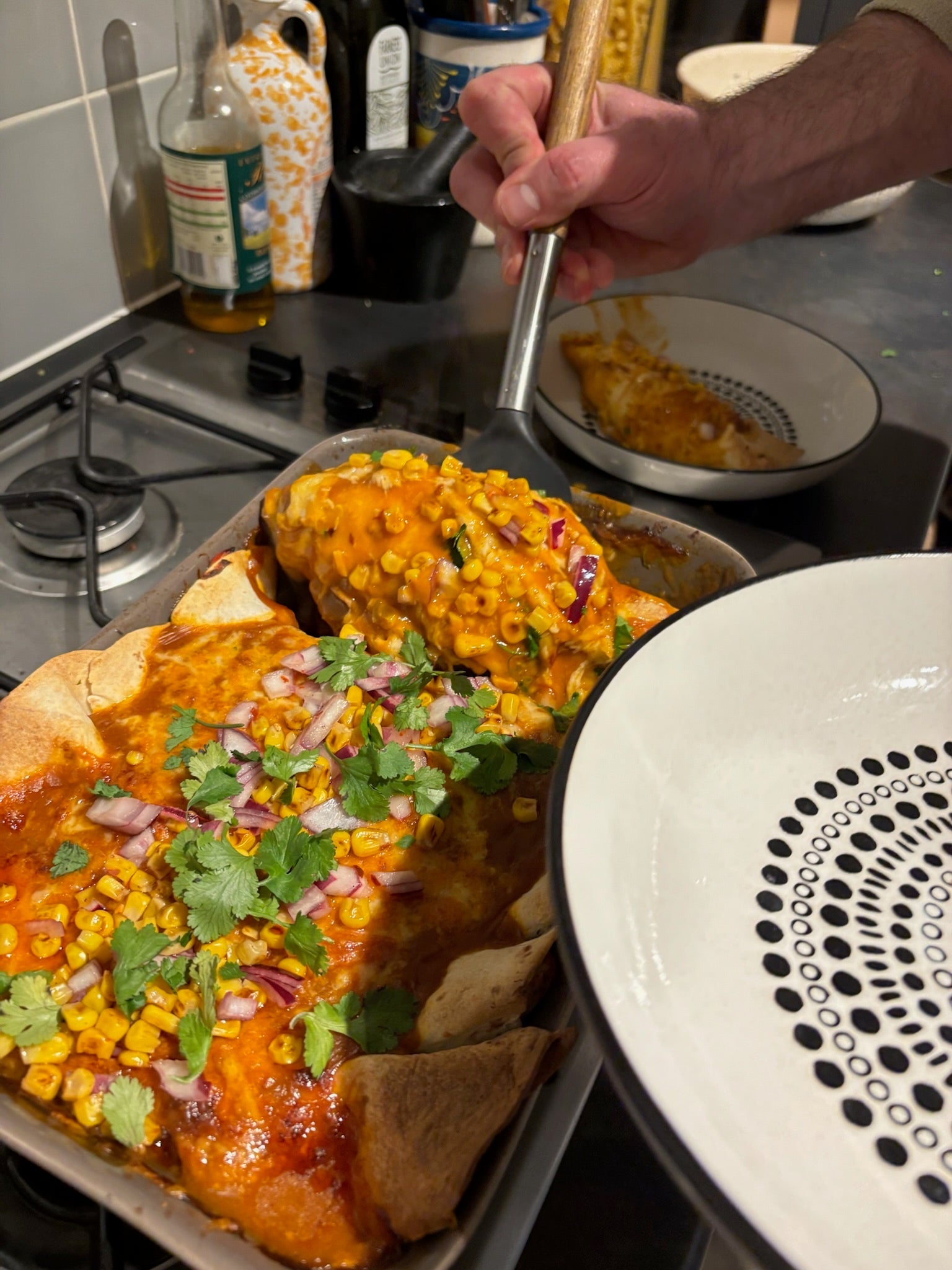 Pulled Chicken Enchiladas – The Cotswold Veg Box Company