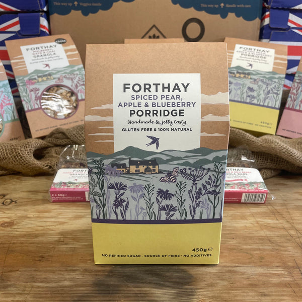 Porridge - Spiced Pear, Apple and Blueberry - Forthay Granola